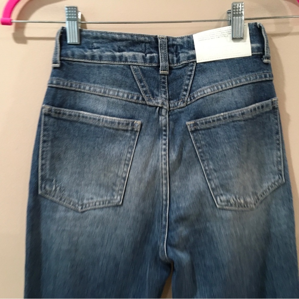 CLOSED Jeans Pedal Pusher High Rise Denim Blue Women XXS New C88002 New - Picture 7 of 7